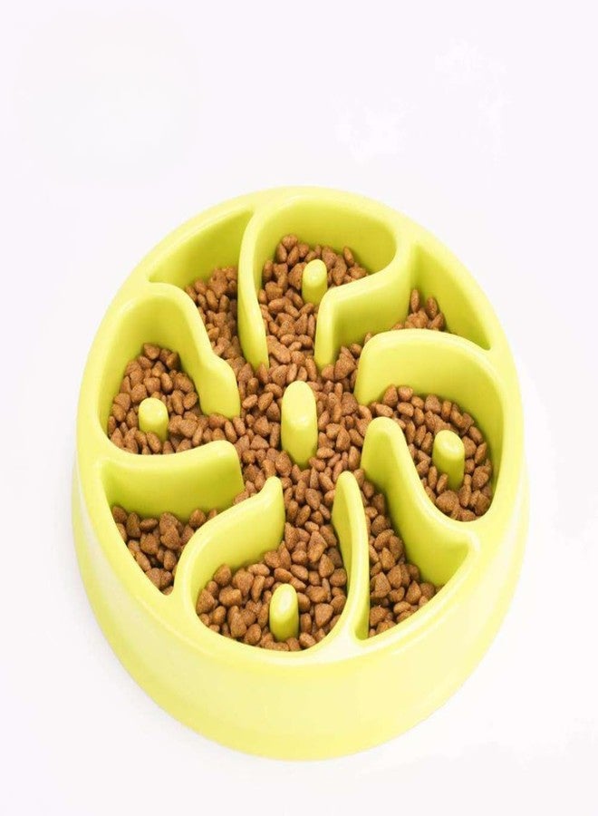 PET FUN Slow Feeder Dog Bowl - Interactive Anti-Gulping Dish for Medium/Small Dogs & Puppies - Flower Shape Design to Prevent Bloating & Aid Digestion - Slower Eating Pet Food Dish- 1Pcs (Multicolour) - Image 1